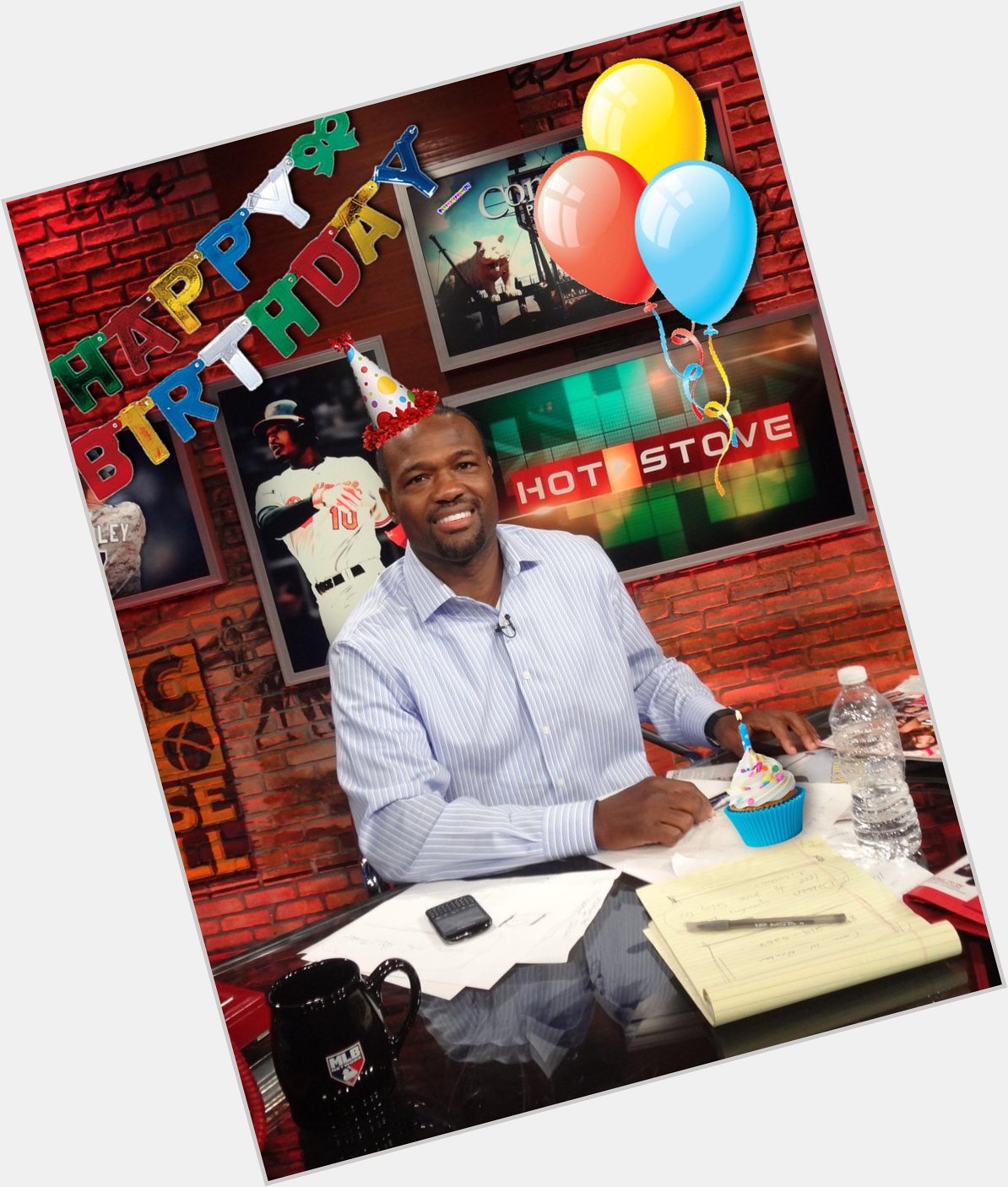 Happy Birthday, H! REmessage to wish own Harold Reynolds a very HBD! 