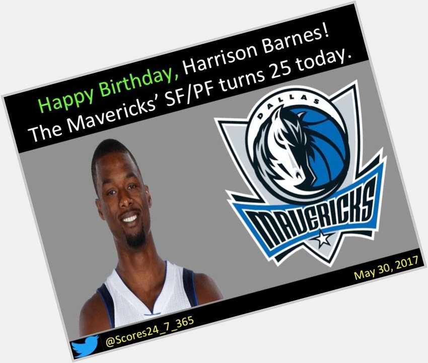  happy birthday Harrison Barnes! 