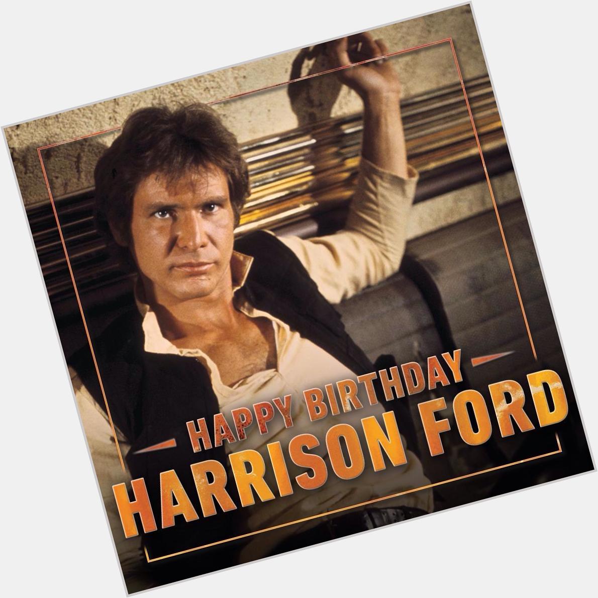 Happy Birthday Harrison Ford er wird heute 73 Jahre alt. 