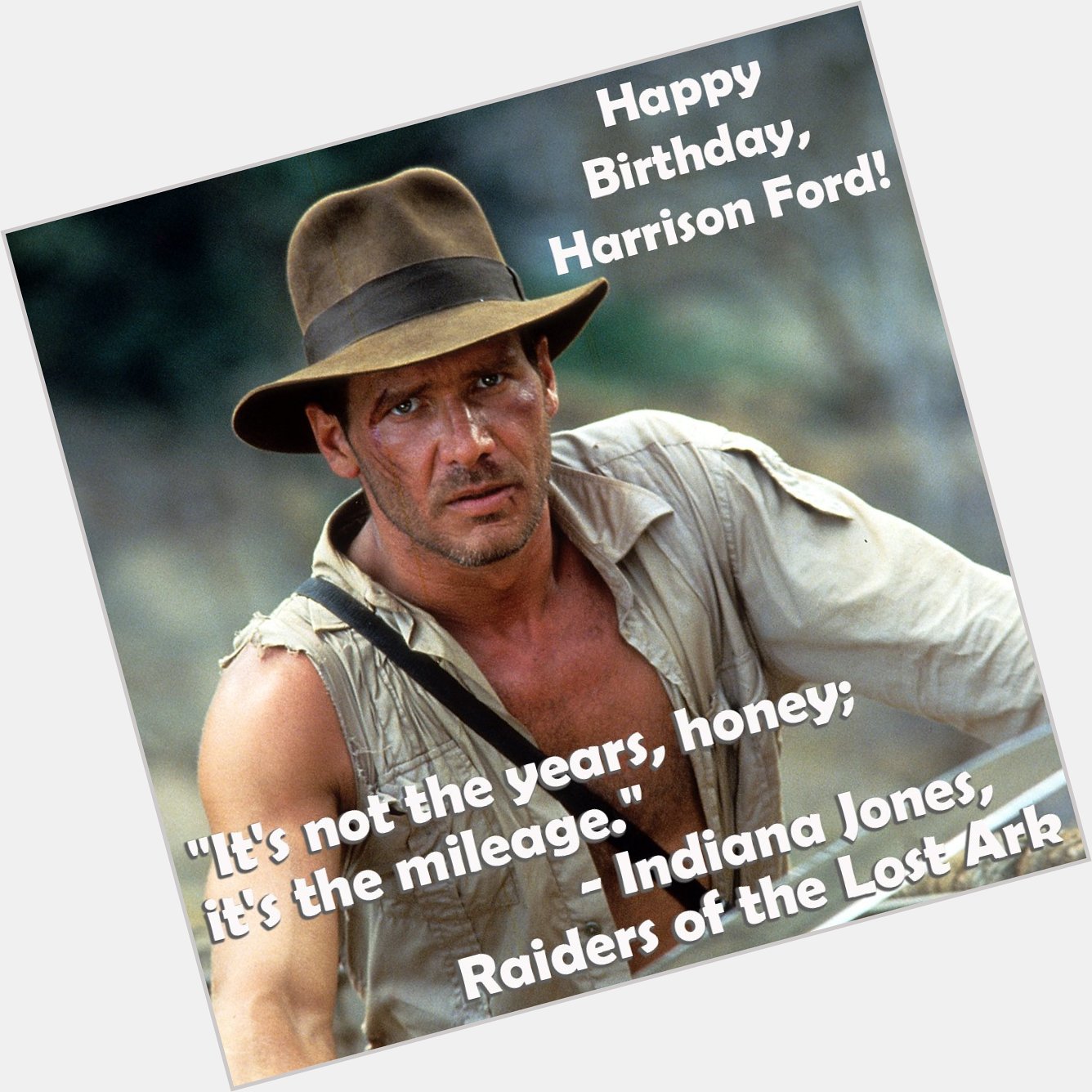Happy Birthday, Harrison Ford. The actor is 78 years old today. What\s your favorite Harrison Ford movie? 