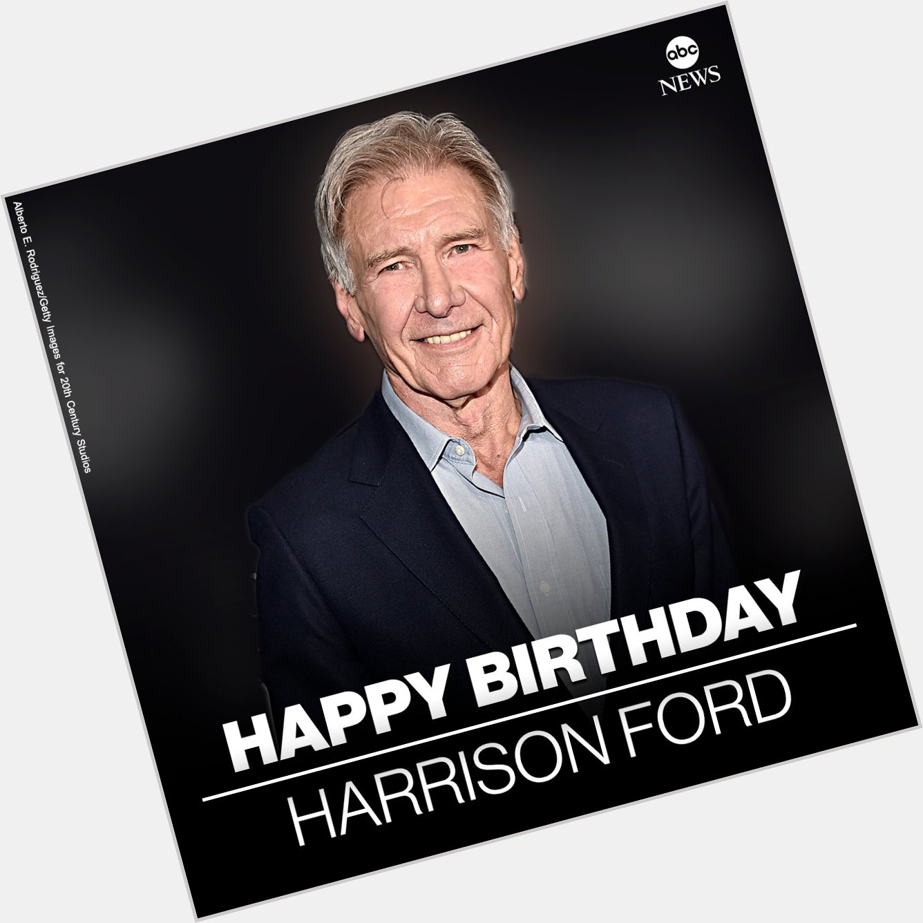 HAPPY BIRTHDAY: Actor Harrison Ford is 80 today.  