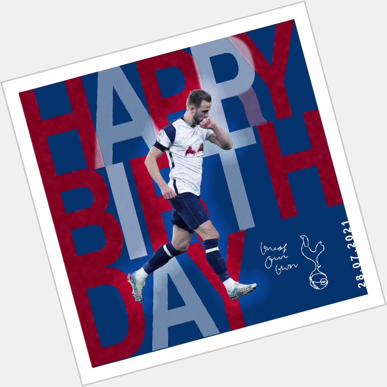 Happy birthday Harry kane! Wishing all the best for you..  