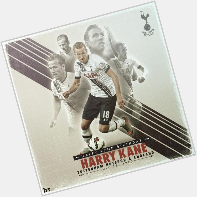 Happy 22nd Birthday to England and Tottenham striker Harry Kane - 