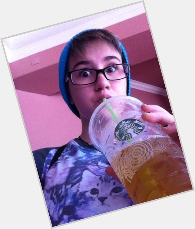 Happy birthday to me! Starbucks peach tea and Universals Harry Potter park with my parents  Hope it doesnt rain! 