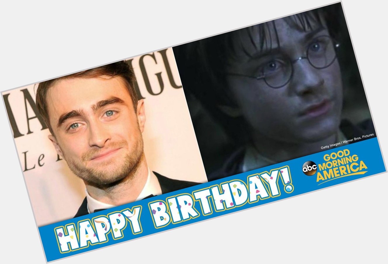 Happy Birthday Harry Potter! Daniel Radcliffe turns 26-years old today.  