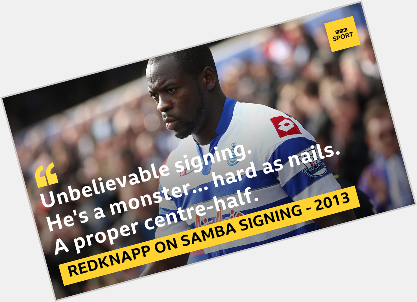 Happy birthday, Chris Samba! Throwback to when Harry Redknapp was absolutely buzzing to get him   