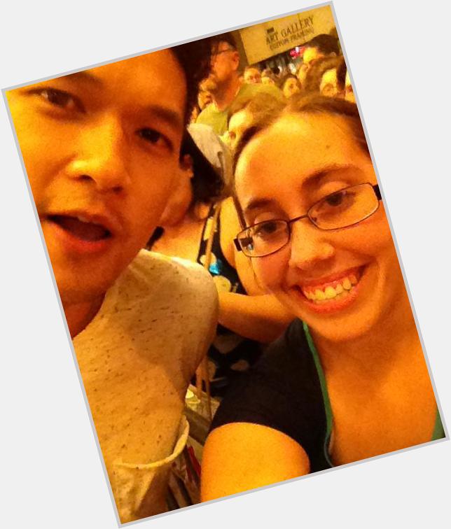 Happy birthday to harry shum jr. i love the horrible angle of this photo from five years ago. 