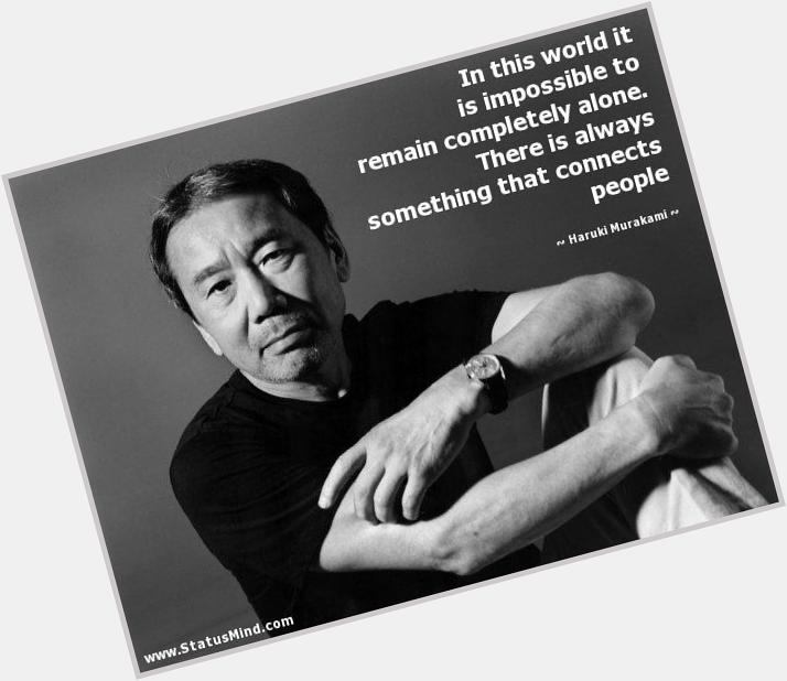 A belated Happy Birthday to one of my favorite authors Haruki Murakami!!!  
