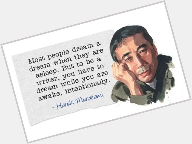 Happy Birthday Haruki Murakami! 