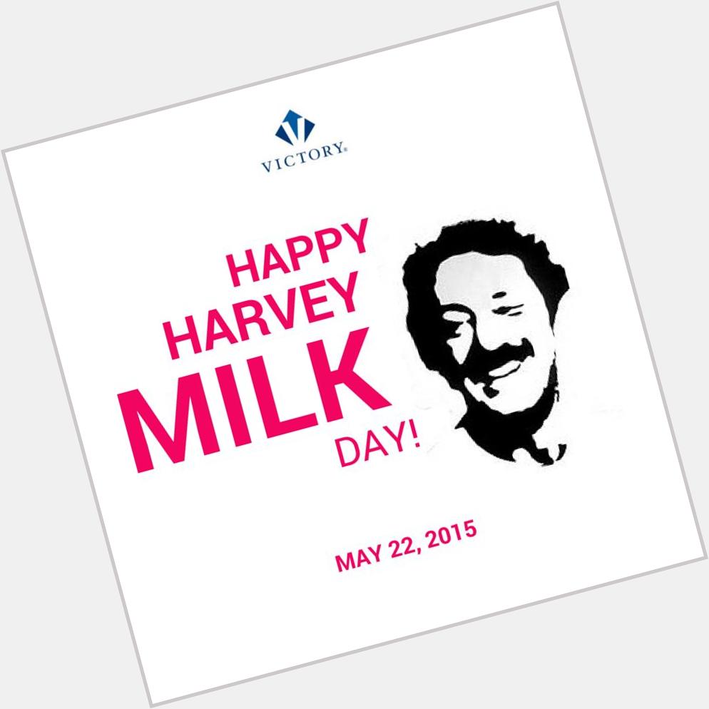 His victory gave us hope, and his example inspires us still today. Happy Birthday, Harvey Milk! 