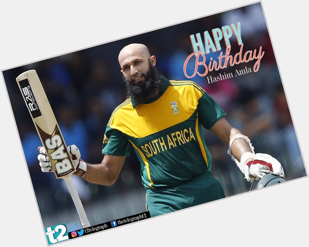 He\s among the best batsmen of his generation, and his elegance is a treat to watch. Happy birthday, Hashim Amla! 