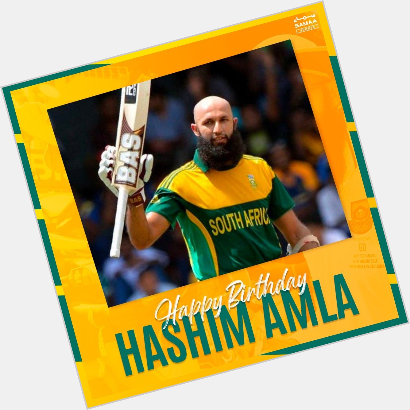 Happy Birthday to legendary South Africa batter Hashim Amla!  