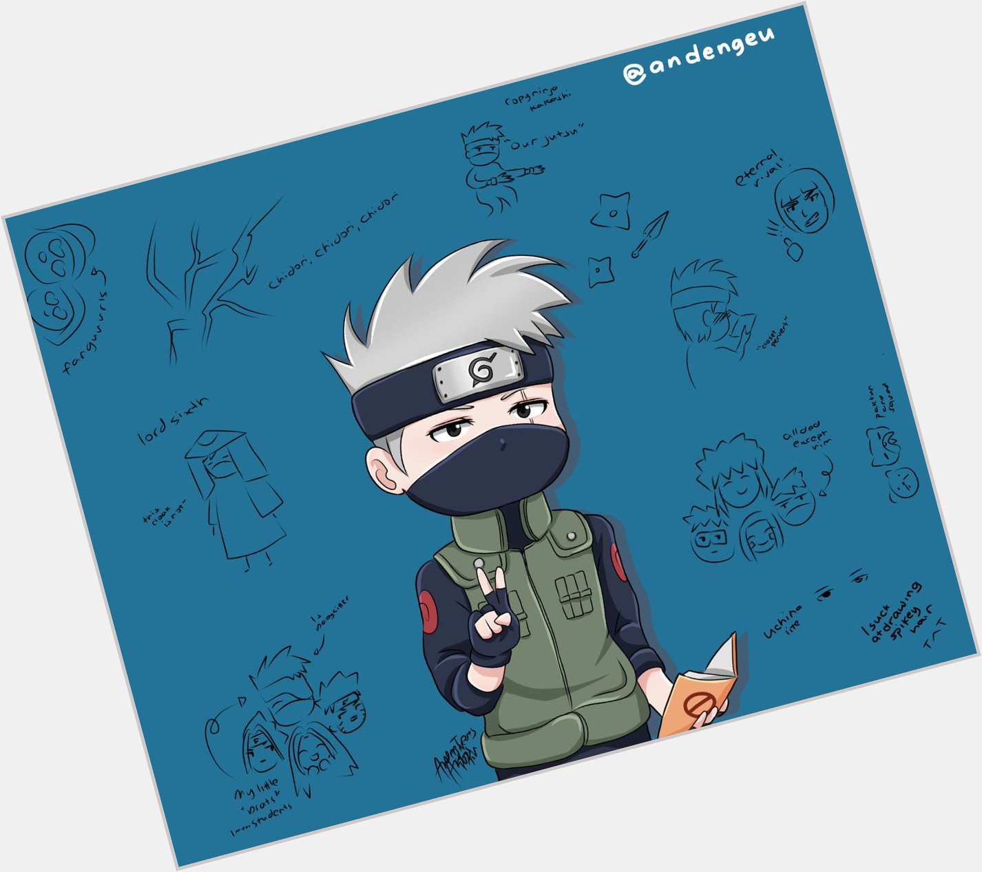 Happy Birthday to the one and only, Hatake Kakashi! ( ´   )    