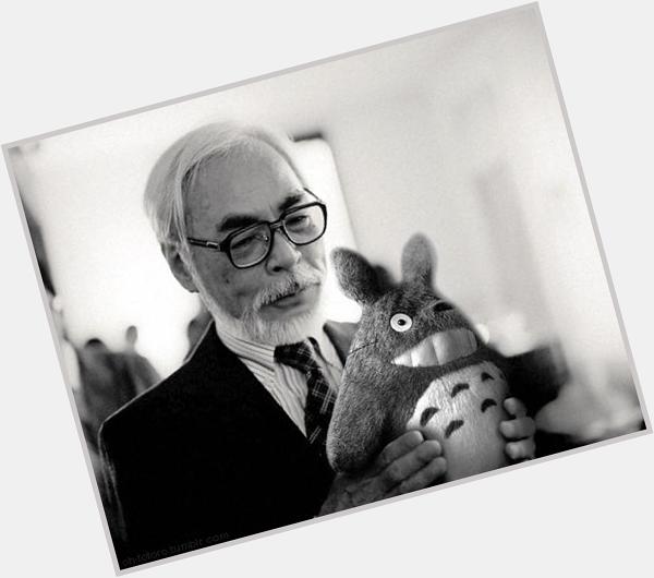 Happy 74th birthday to one of the coolest guys on earth - Hayao Miyazaki. Thanks for all of your amazing work. 