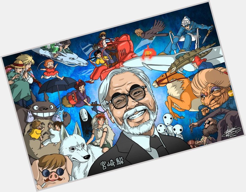 Happy Birthday to Hayao Miyazaki. Thanks for being an amazing storyteller and animator. 