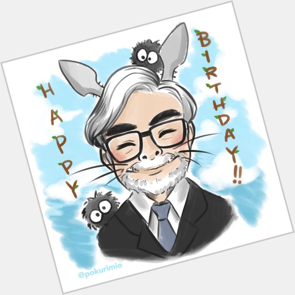 Happy birthday, Miyazaki Hayao!  