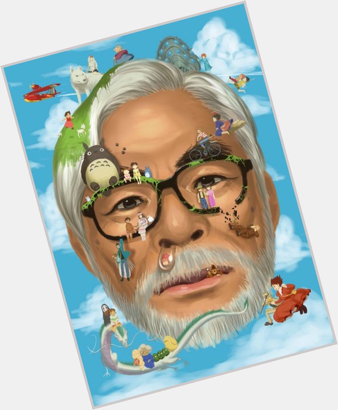 Happy birthday to a genius and one of the greatest filmmakers of all time, hayao miyazaki 