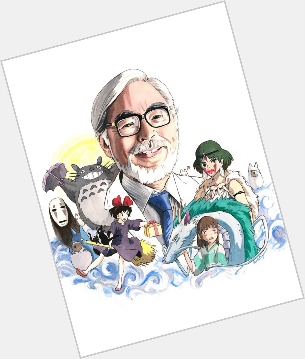 Happy 78th Birthday to a true master, Hayao Miyazaki. 

(art by 