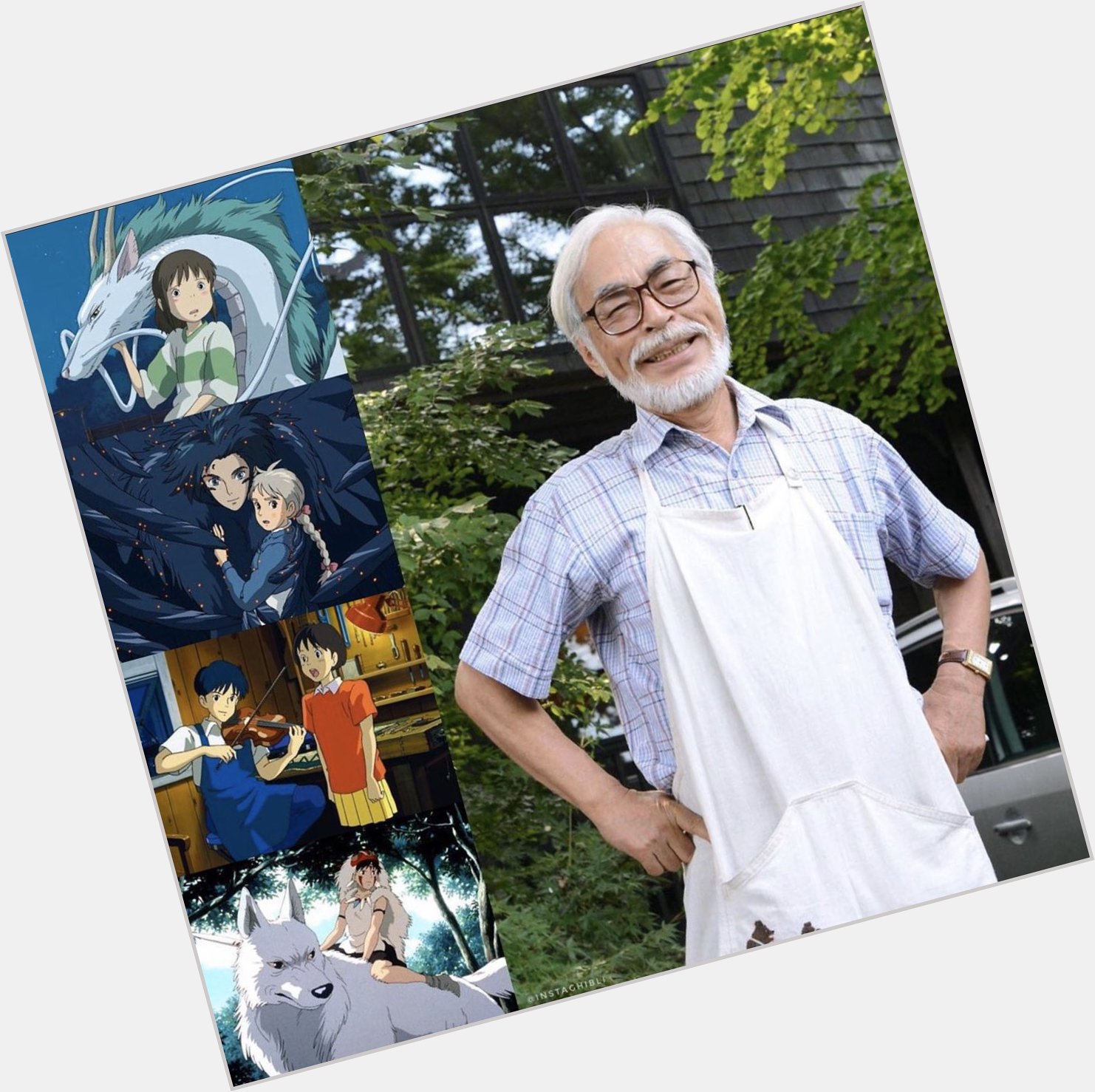 Happy birthday to mr hayao miyazaki thank you for creating such beautiful films that fill my heart with joy 