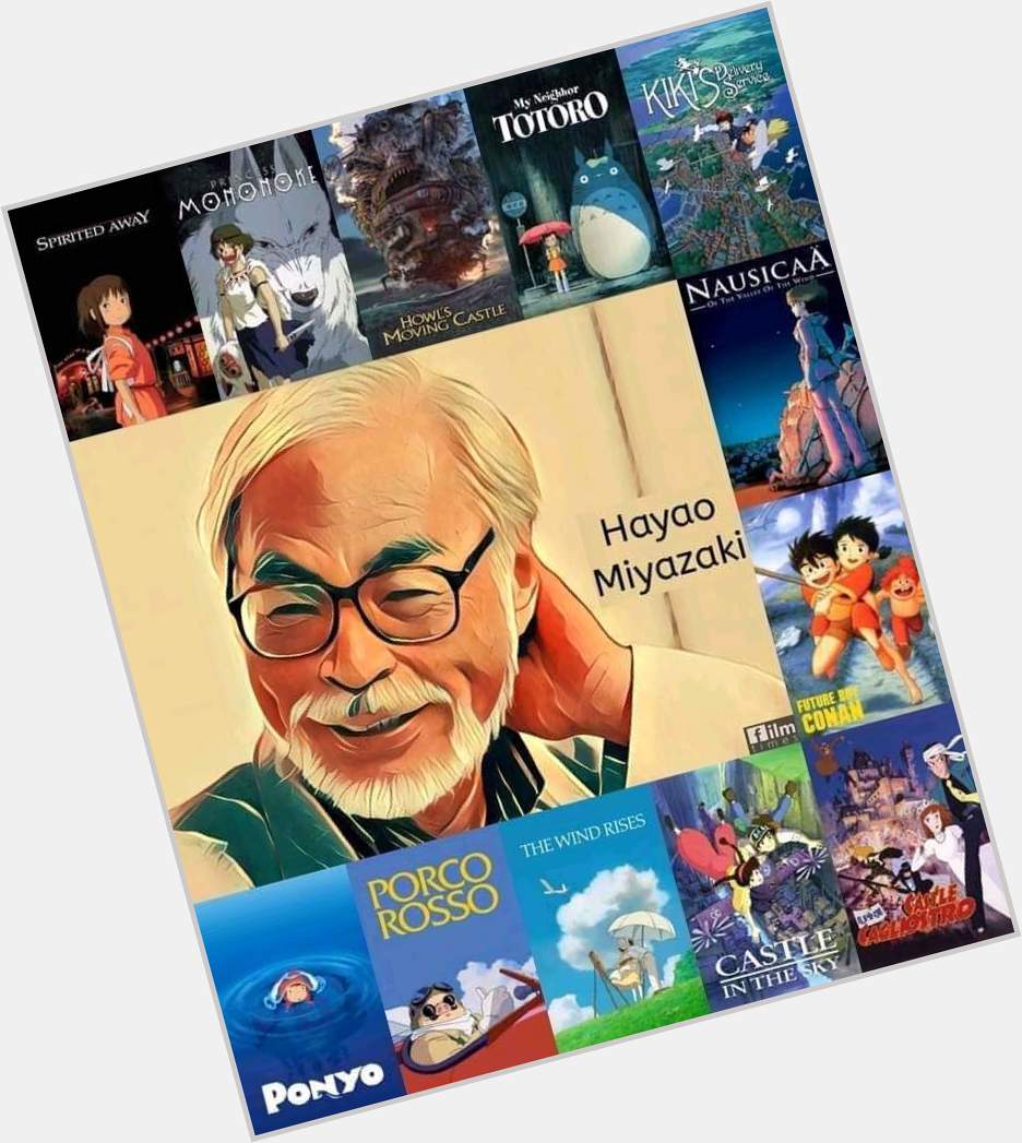 Happy Birthday to Hayao Miyazaki 