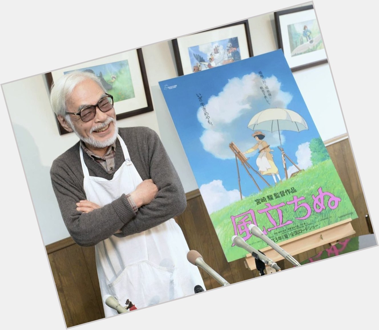 Happy birthday Mr. Hayao Miyazaki 81   