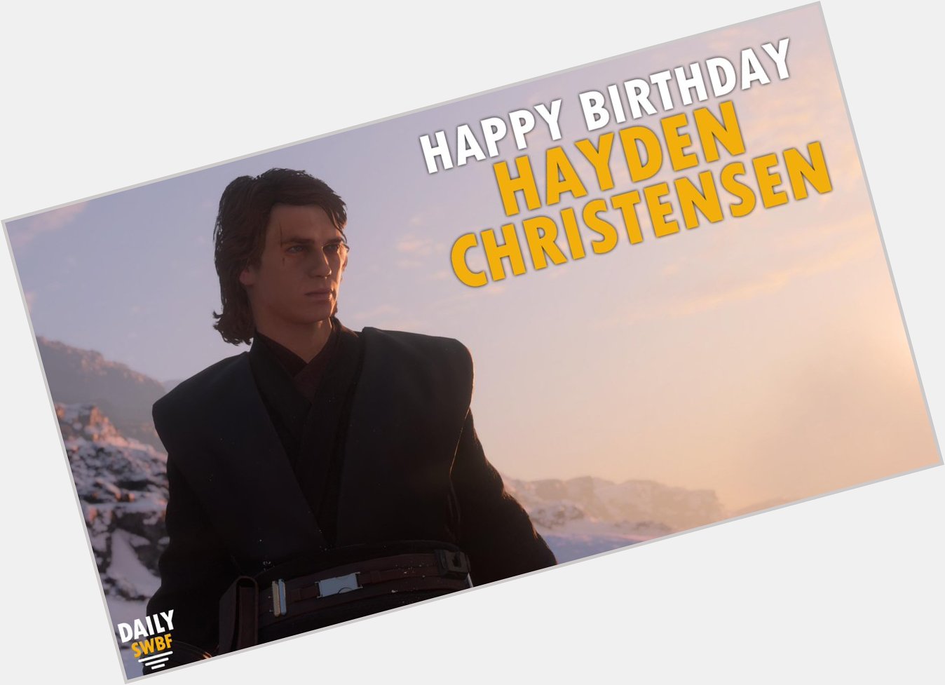 Happy Birthday to The Chosen One, Hayden Christensen! 