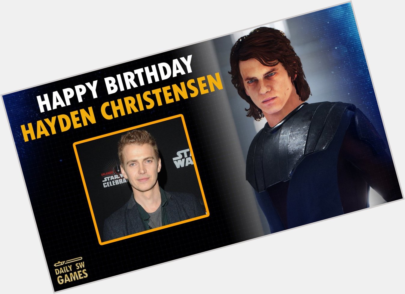 Happy 40th birthday to The Chosen One, Hayden Christensen! 