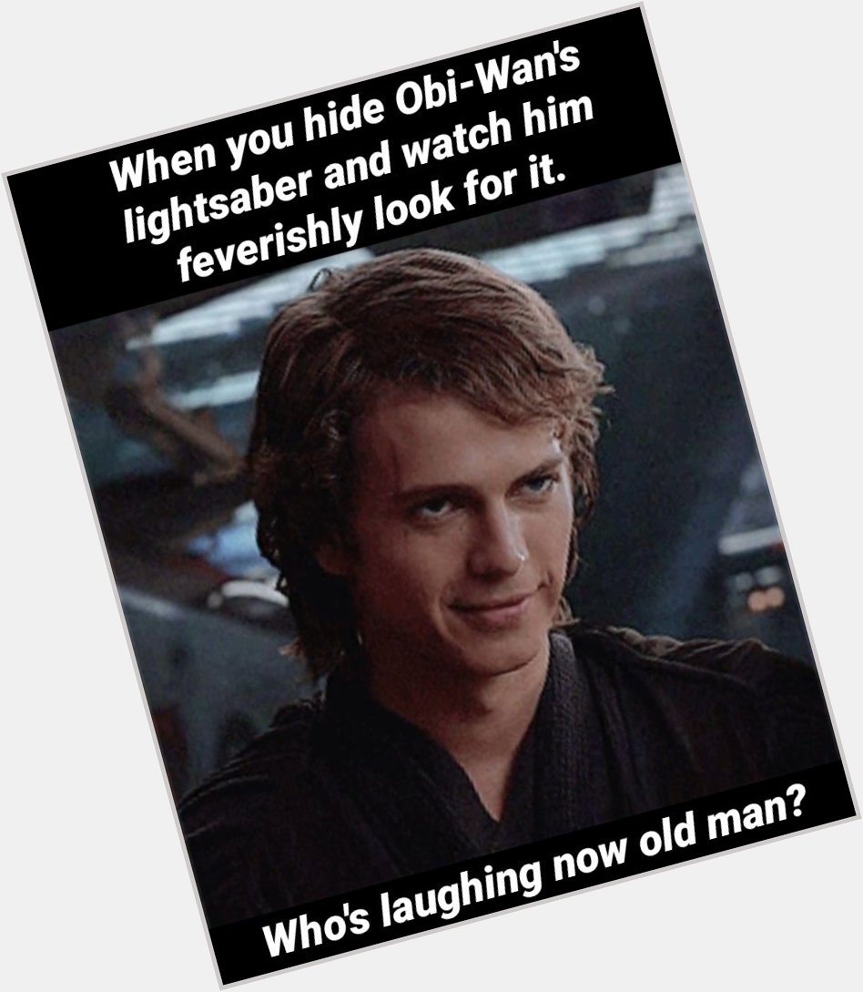 Happy birthday Hayden Christensen.  Here\s a silly thing I made a few years ago. 