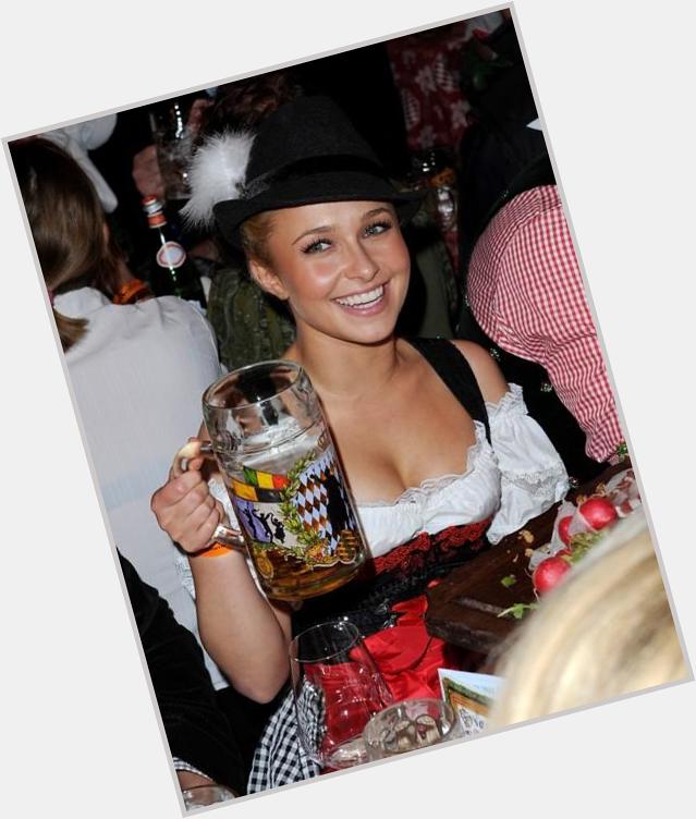 Happy 25th birthday to actress Hayden Panettiere. Hopefully, shes celebrating today with more German beer. 