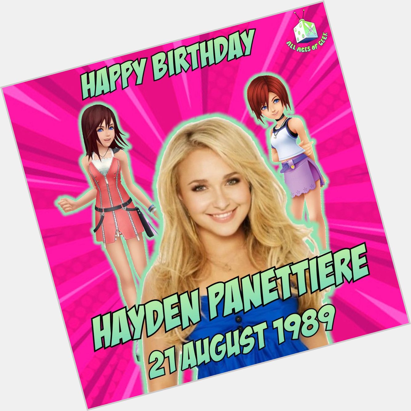 Happy birthday  to actress and VA for Kairi in 1 and 2, Hayden Panettiere! 