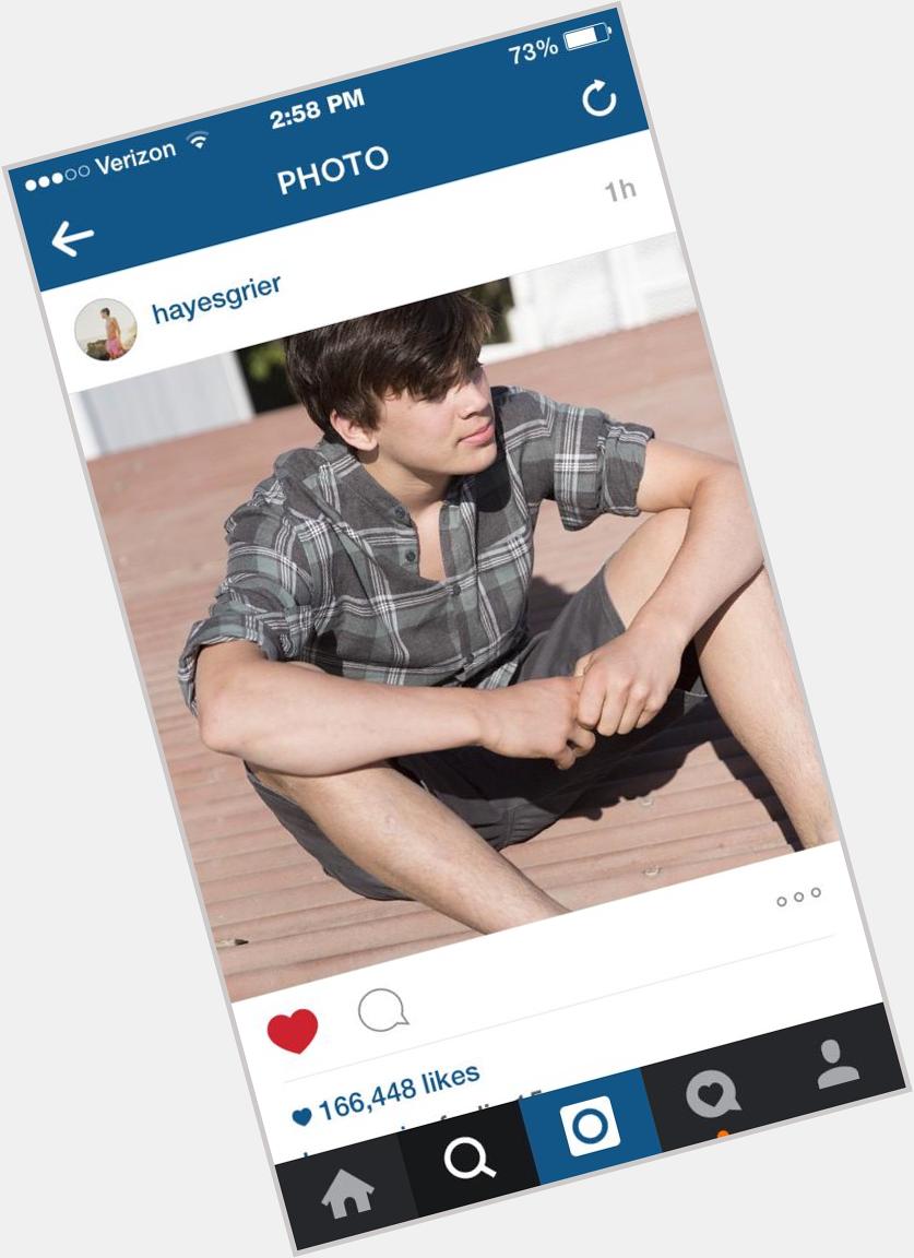 Hey Hayes Grier  I liked your post  BTW HAPPY BIRTHDAY!        