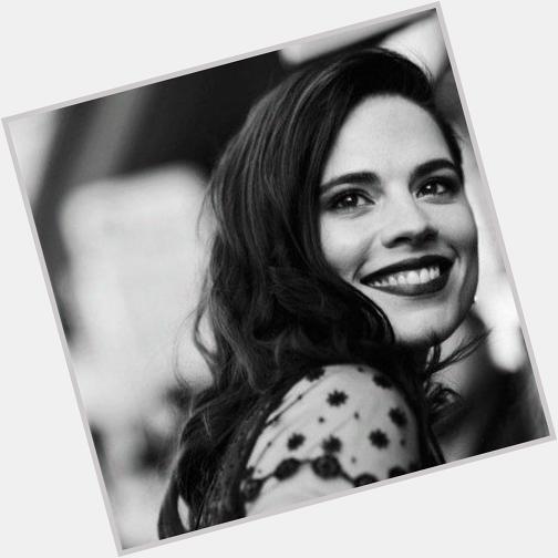 Happy birthday hayley atwell, I love you and peggy carter    