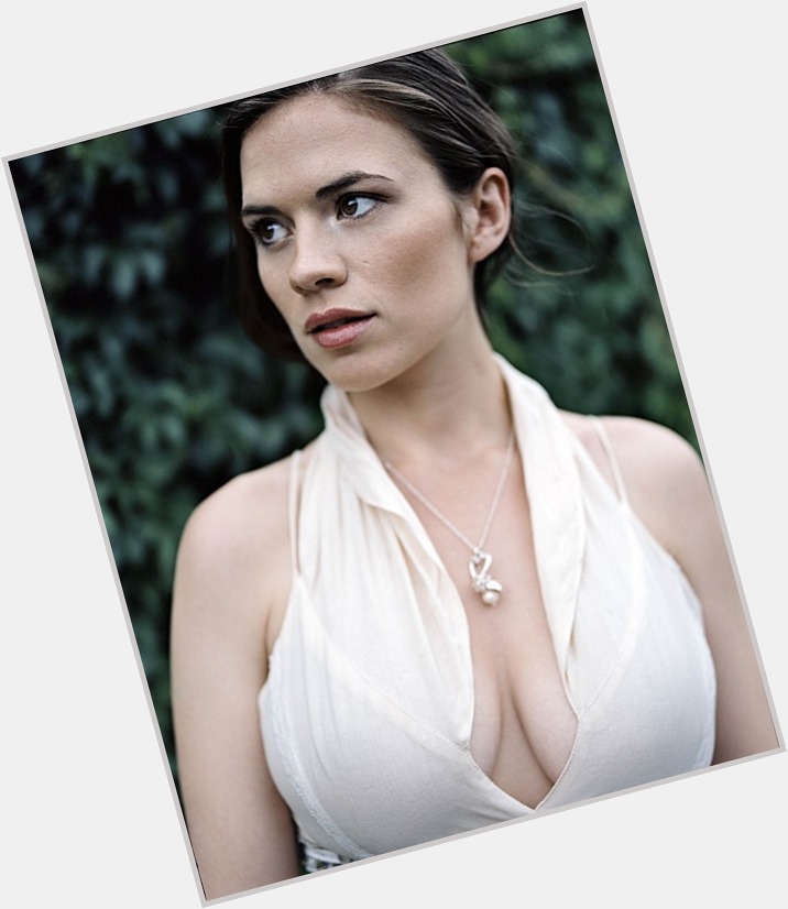 Here\s Hayley Atwell and her boobs 
 