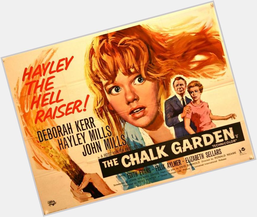 Happy birthday to the wonderful Hayley Mills - THE CHALK GARDEN - 1964 