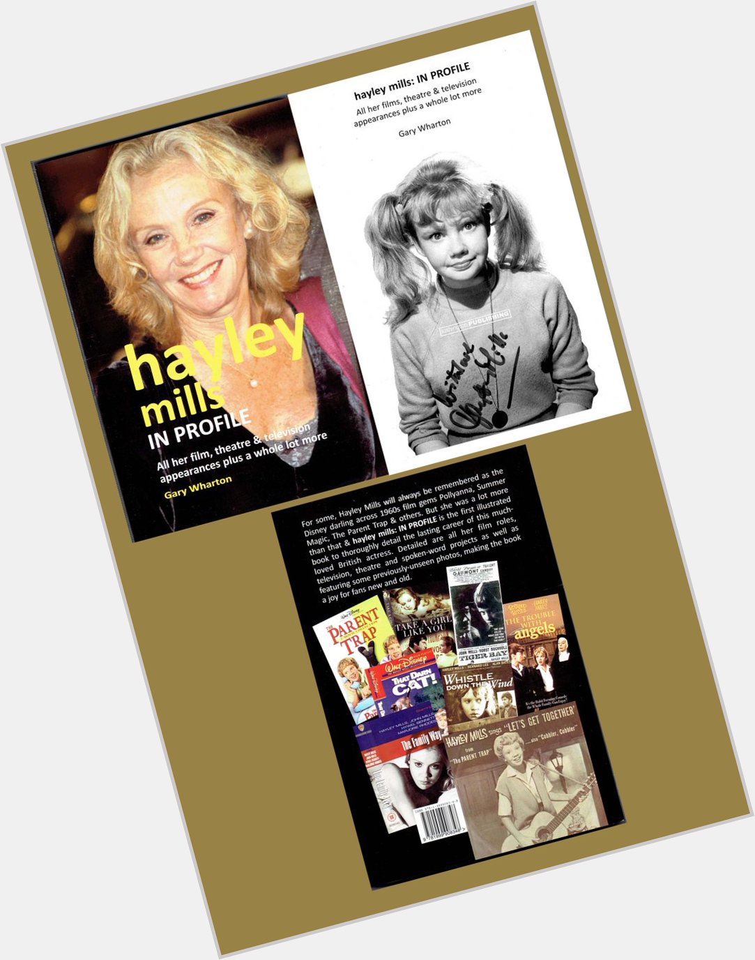 A Happy Birthday to Miss Hayley Mills. It was a joy to delve into her career for my book. 