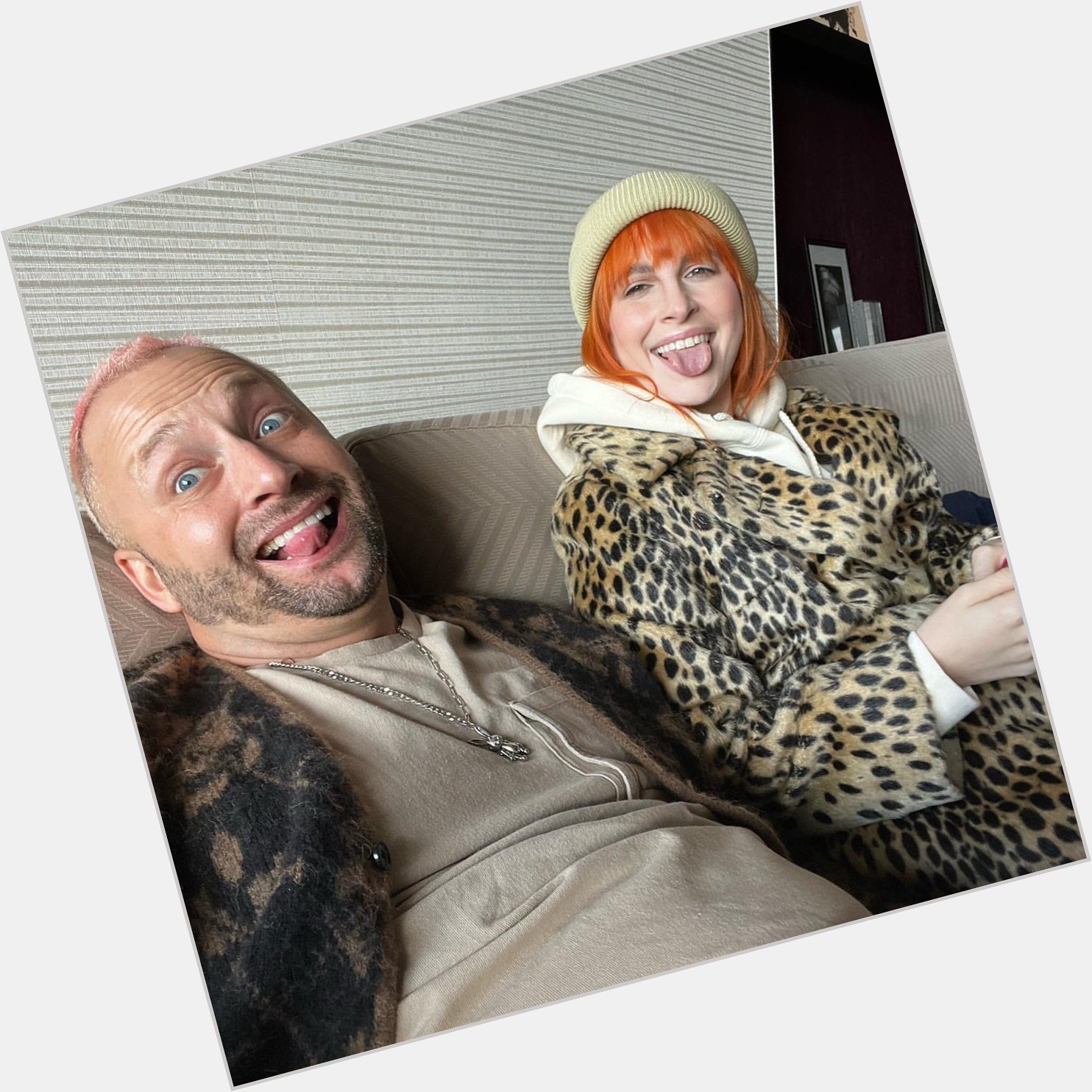 New photo of Hayley Williams and Brian: Happy birthday to my best friend dang bitch you getting old! 