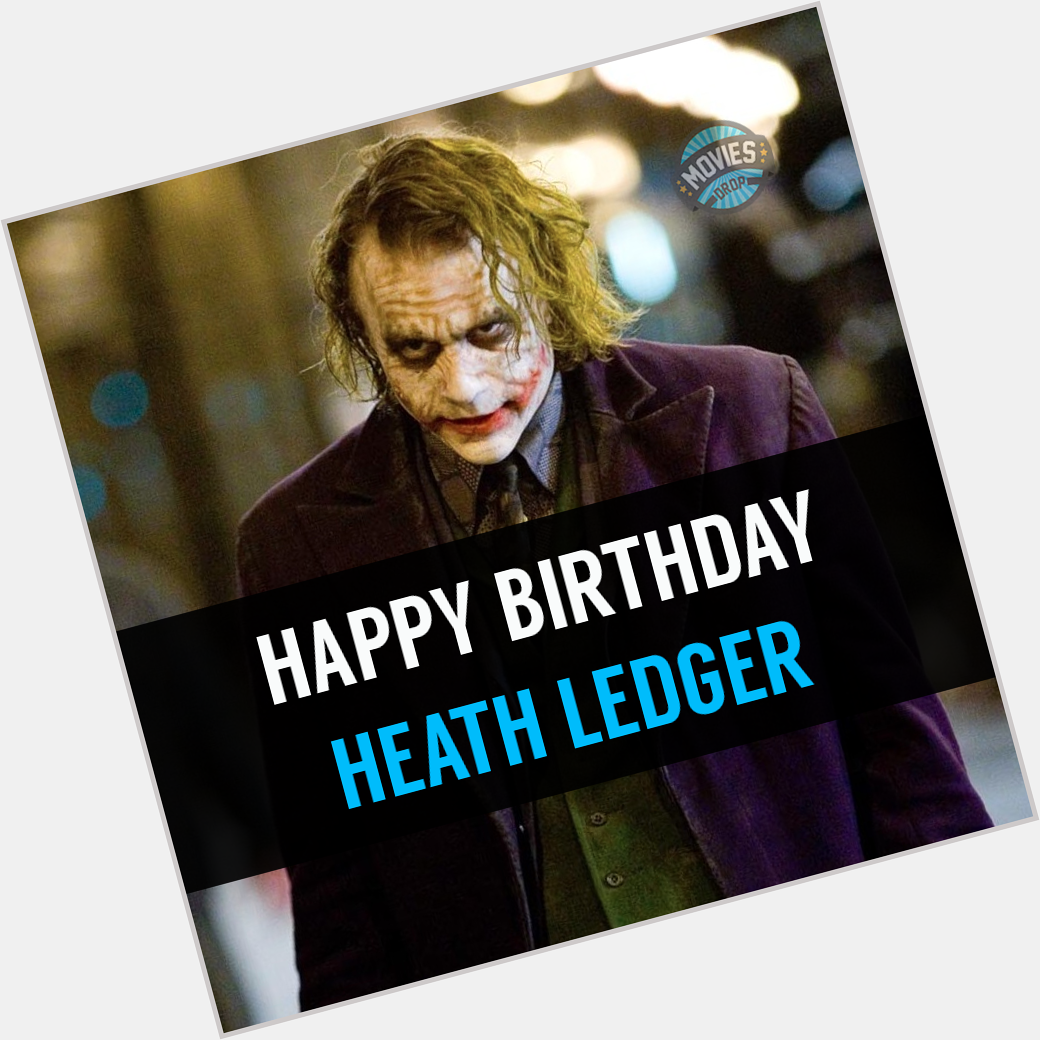 Happy Birthday Heath Ledger! ^_^ 

The Joker! 8-|   