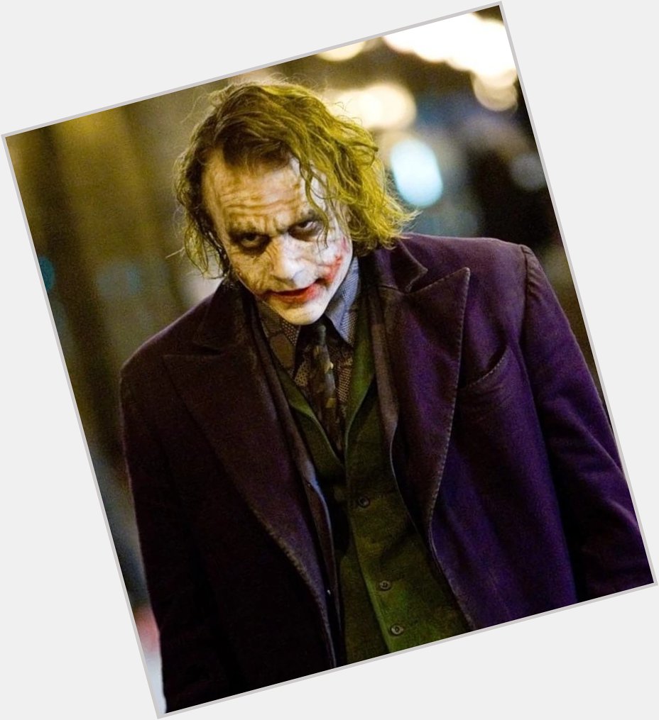 Happy Birthday Heath Ledger would\ve been 40 years old. You will always be my favorite Joker R.I.P  