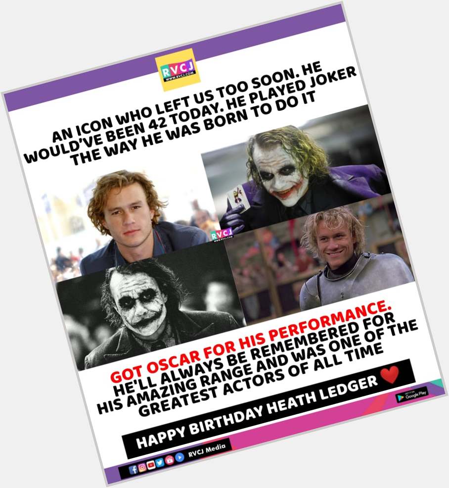 Happy Birthday Heath Ledger 