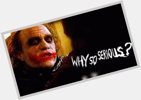 Happy birthday heath ledger. One of the best performances I have seen in my life as the joker. So why so serious 