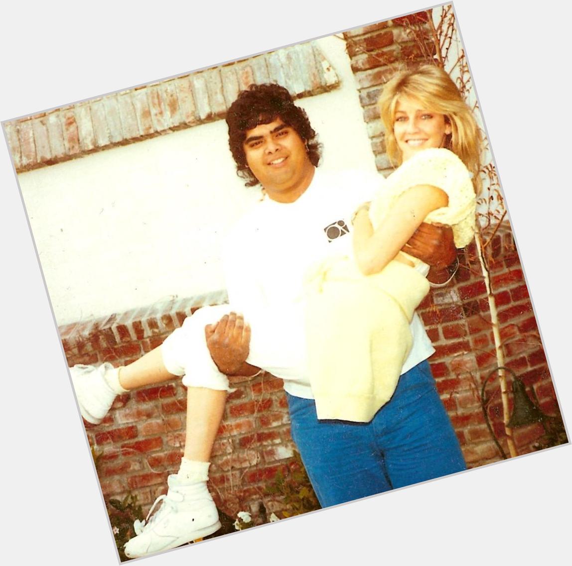  1985 with Heather Locklear, & a very Happy Birthday to her as well 