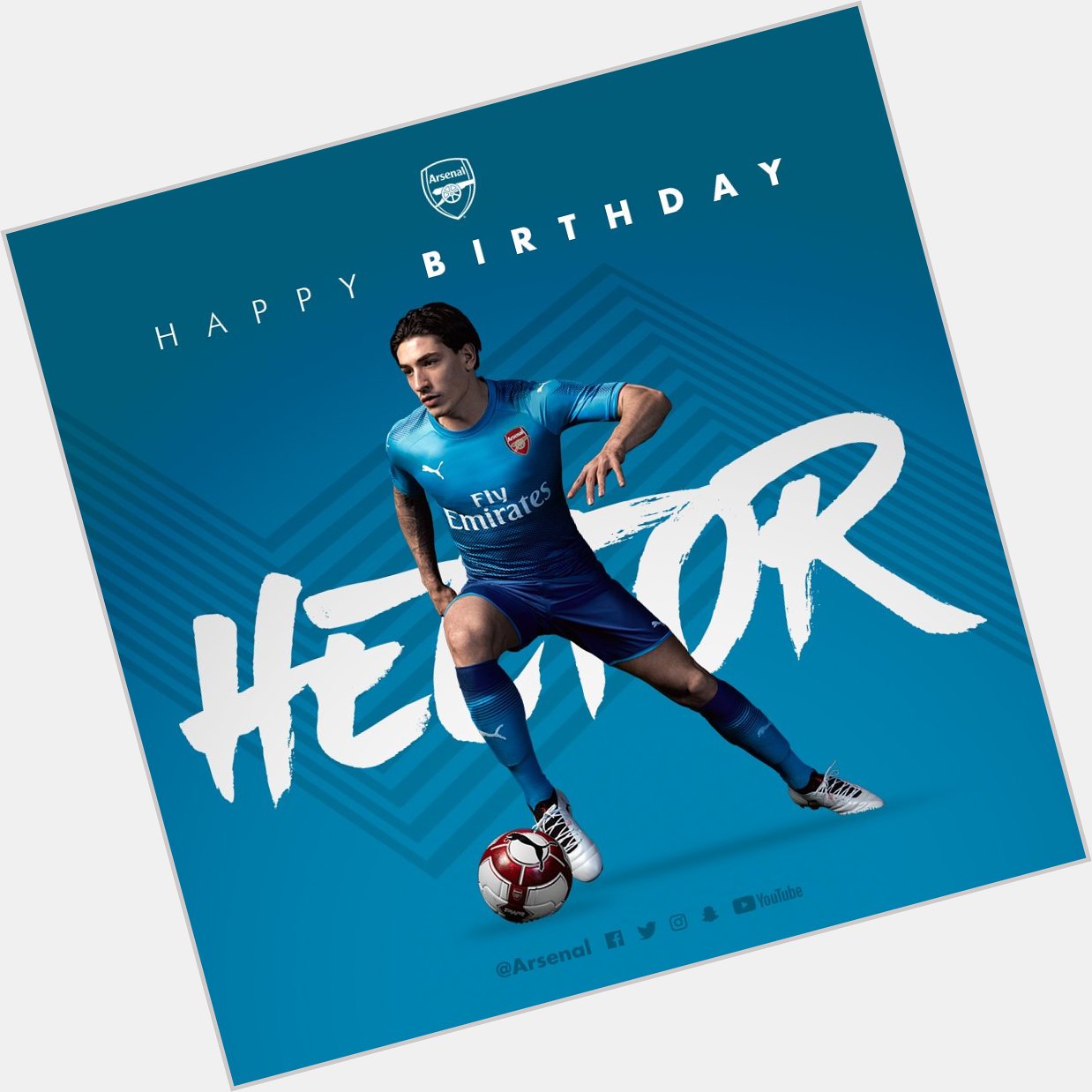 Happy Birthday 23 th Hector Bellerin 