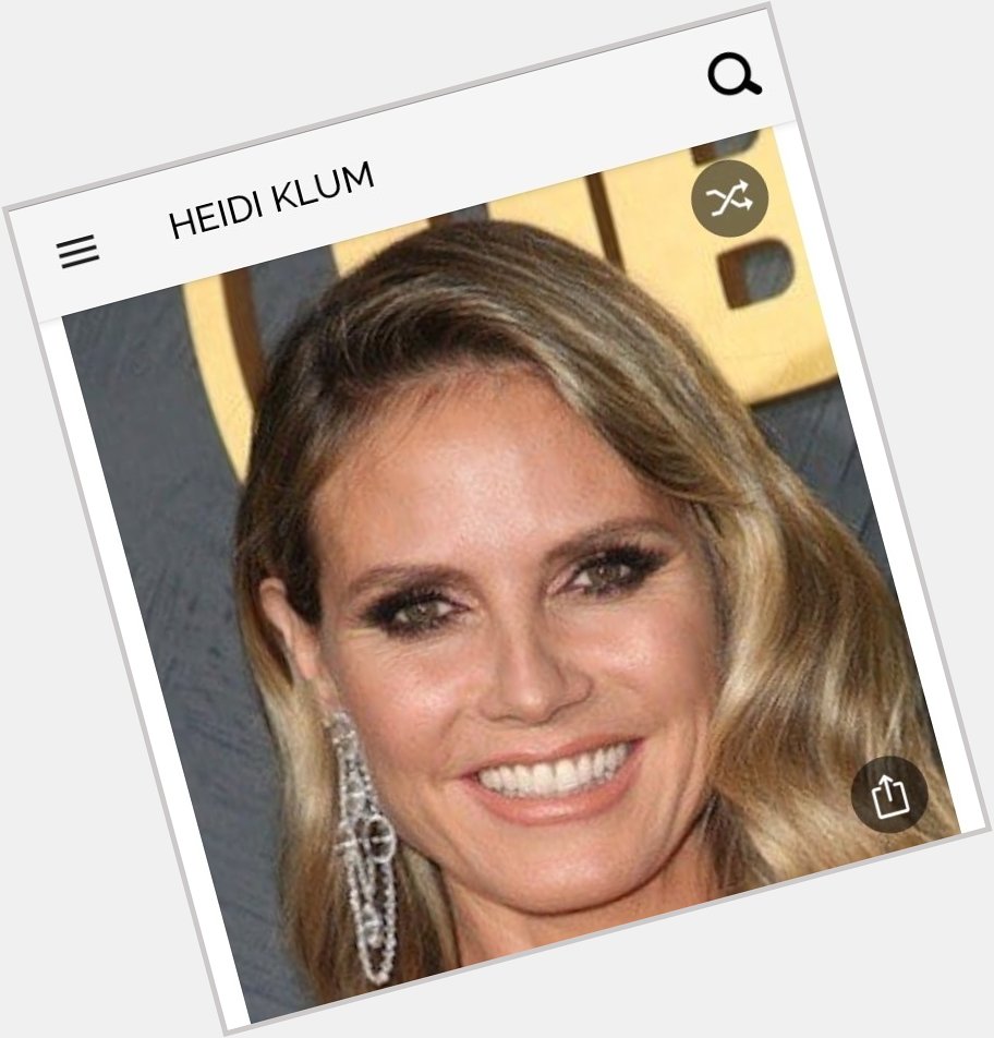 Happy birthday to this great model/TV show host.  Happy birthday to Heidi Klum 
