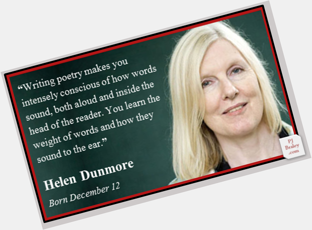 Happy Helen Dunmore, award-winning British and -  