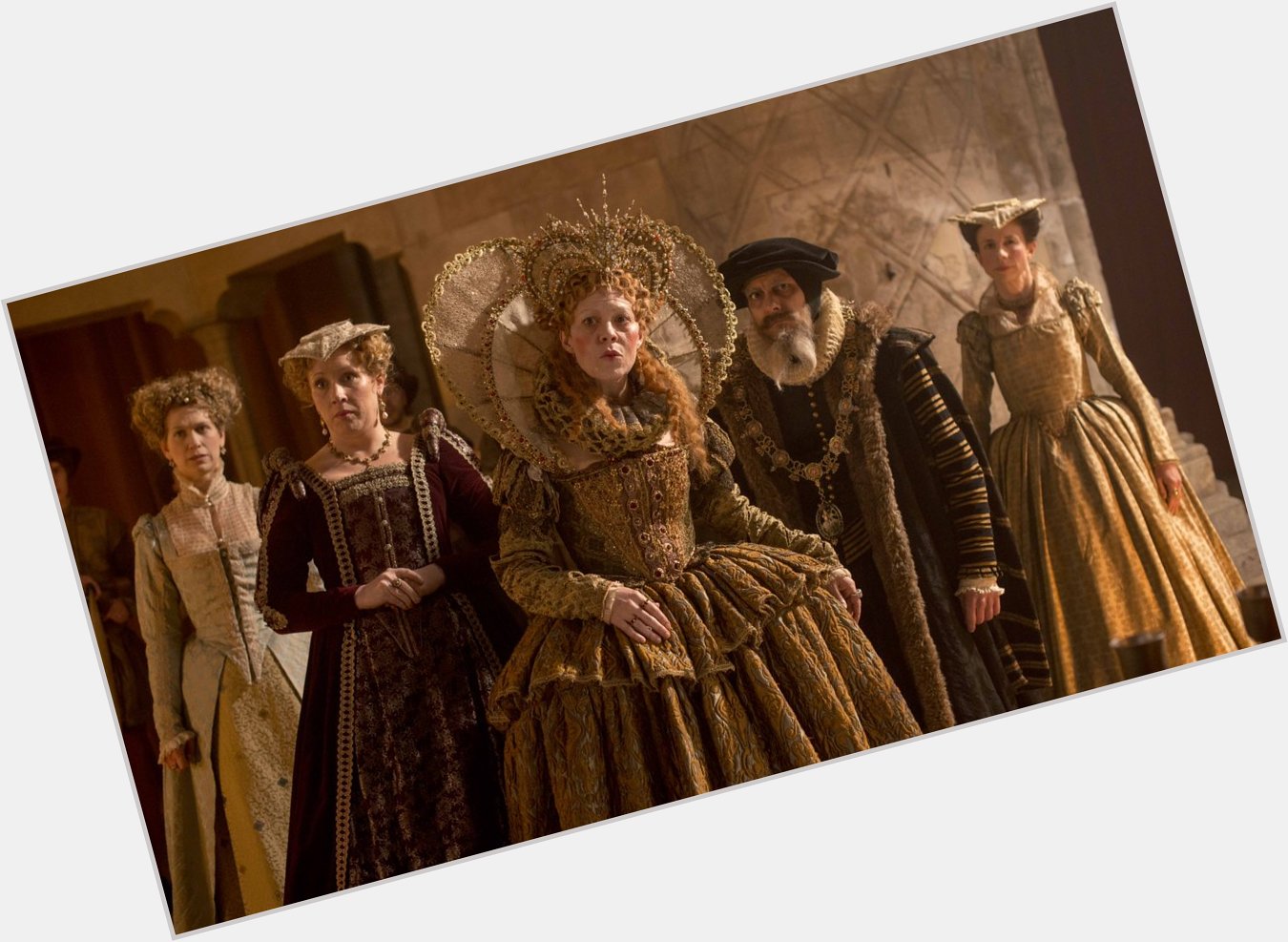 A very happy birthday to Helen McCrory! Here\s Helen as HRH Queen Elizabeth I in upcoming film out 18 Sept. 