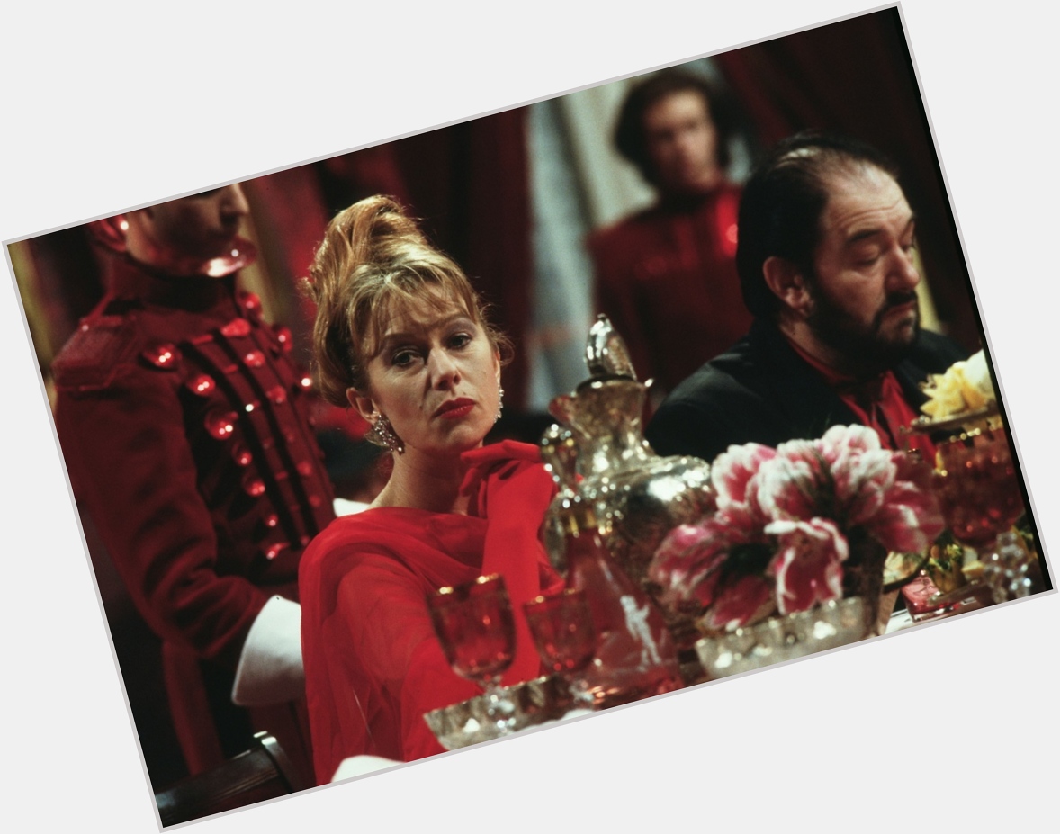 Happy birthday Dame Helen Mirren. We revere you.

Pictured here in The Cook, the Thief, His Wife & Her Lover (1989). 