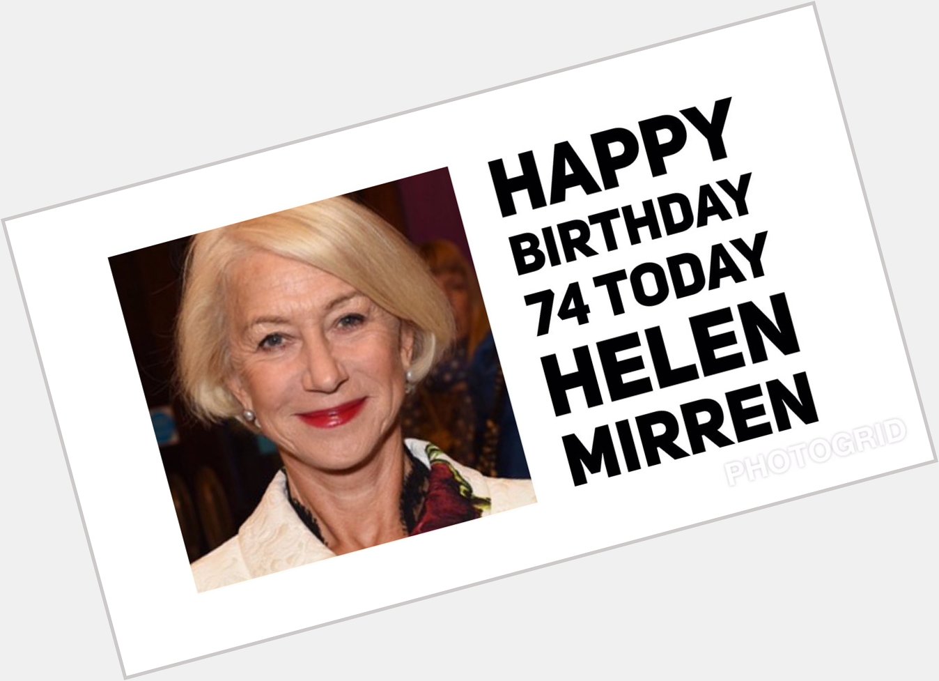 Happy 74th Birthday Academy Award Winning Actress Helen Mirren born in London Helen Lydia Mironoff 1945. 