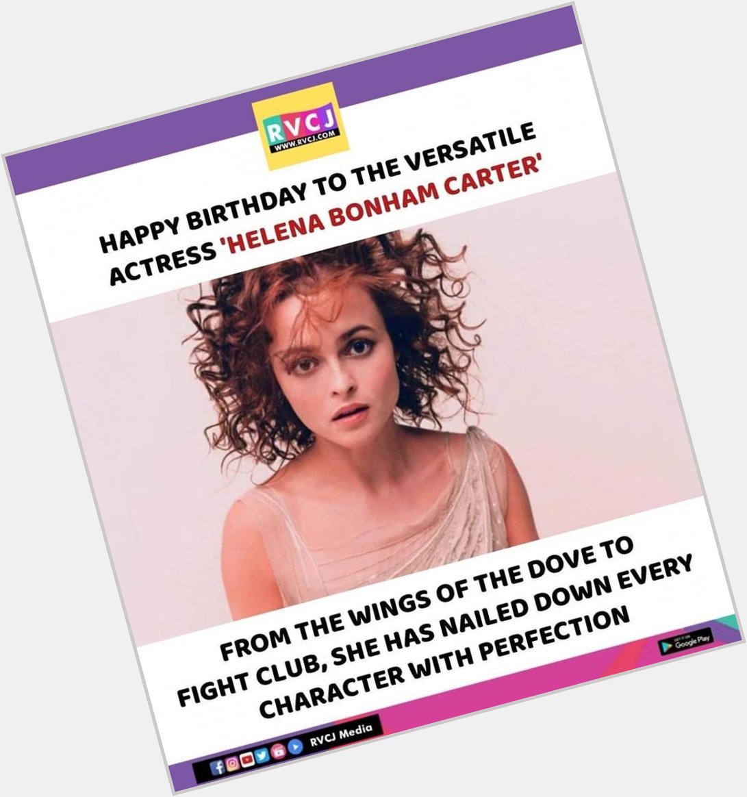 Happy birthday Helena Bonham Carter!    