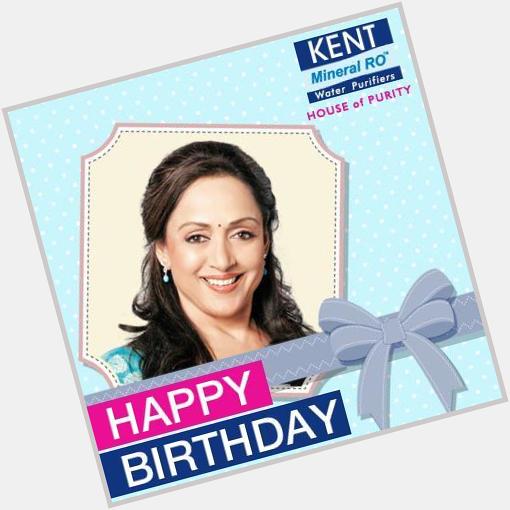 Wishing the dream girl of Bollywood & our brand ambassador Hema Malini a very Happy Birthday. Remessage to wish her! 