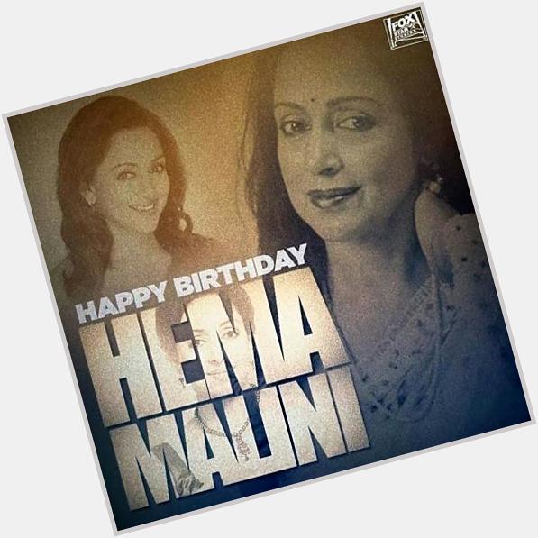 Happy Birthday to Hema Malini 